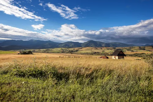 Exterior of Chalúpka Slnečnica in nature